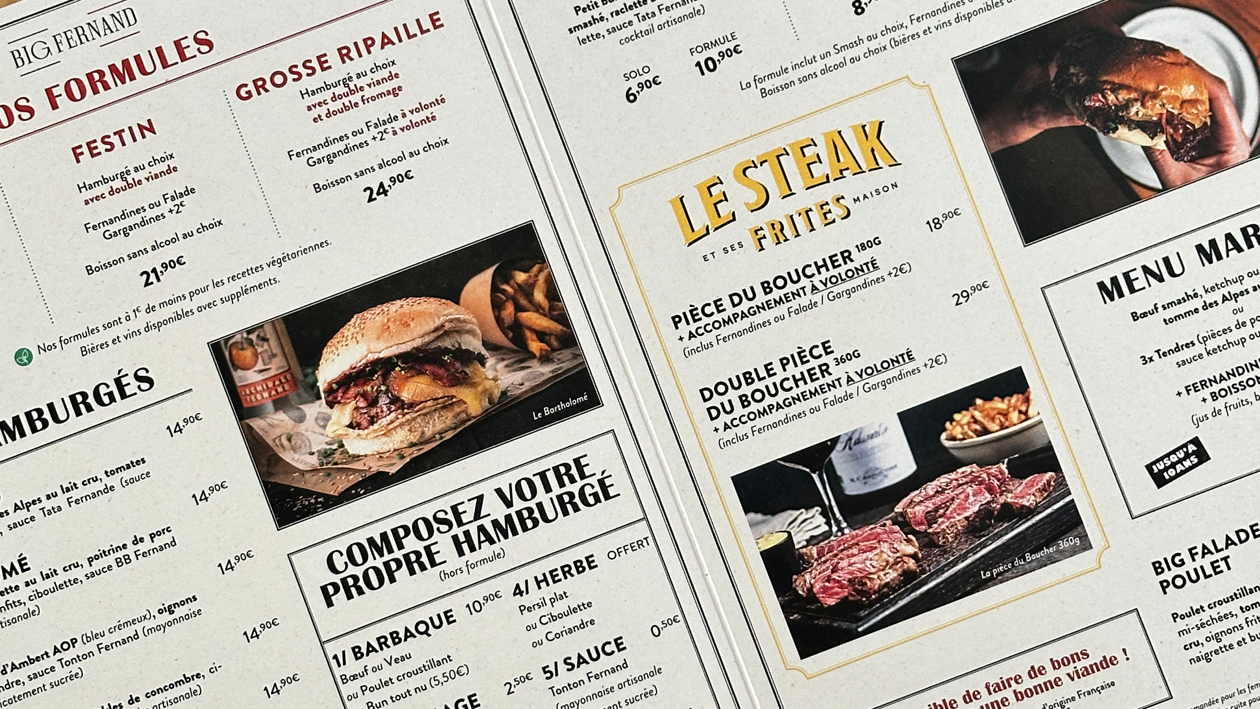 La Big Carte se réinvente chez Big Fernand !